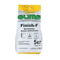 Шпатлевка GLIMS Finish-F цементная белая - 5 кг, мешок – ТСК Дипломат