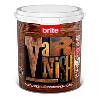 Лак BRITE паркетный полиуретановый, ведро 2,5 л
