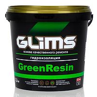 Гидроизоляция эластичная (герметик) GLIMS-GreenResin 1,3 кг, ведро – ТСК Дипломат
