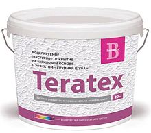 Bayramix Teratex моделируемое текстурное покрытие  для фасадных и интерьерных работ ("крупная шуба"), 15 кг – ТСК Дипломат