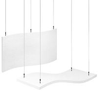 Панель акустическая Акустилайн (Akustiline) Baffle Twist (1,2м x 0,6м х 40мм) волна S-образная, Техносонус