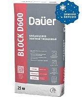 Клей монтажный тонкошовный Quader Block d600, 25 кг, Зима мешок