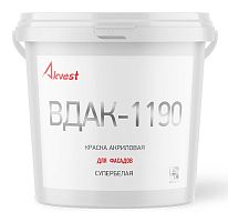 Краска акриловая супербелая для фасадов ВДАК-1190, 3 кг, Аквест