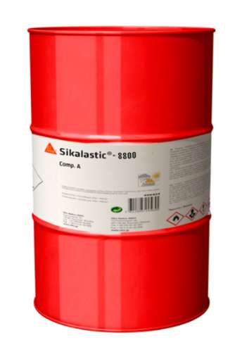 Двухкомпонентная быстротвердеющая жидкая мембрана на основе полимочевины Sikalastic®-8800 RU (компонент А) 200 кг
