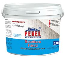Краска фактурная декоративная Perel Struttura Facci, 18 кг ведро