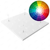 Акустический остров квадрат БасАкустик 1200х1200 цвет: палитра на выбор