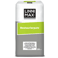 Смесь сухая штукатурная для наружных и внутренних работ LINNIMAX Restaurierputz / Реставрирпутц, 25 кг