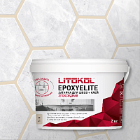 Двухкомпонентный эпоксидный состав EPOXYELITE, ведро, 2 кг, Оттенок E.15 ЛАТТЕ, LITOKOL