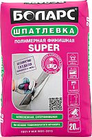 Шпатлевка полимерная финишная SUPER БОЛАРС, 20 кг, мешок – ТСК Дипломат