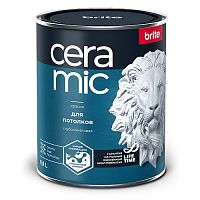 Краска BRITE CERAMIC для потолков белая база А, банка 0,9 л