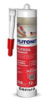 Силиконовый герметик PLITONIT PlitoSil Premium белый, 310 мл