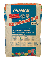 Клей для керамической плитки и керамогранита KERABOND T-R, белый, Mapei, 25 кг – ТСК Дипломат