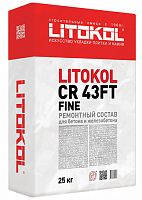 Тиксотропный ремонтный состав для  бетона LITOKOL CR43FT Fine, 25 кг – ТСК Дипломат