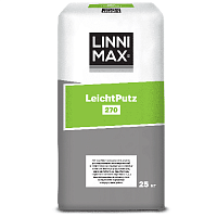Смесь сухая штукатурная для наружных и внутренних работ LINNIMAX 270 LeichtPutz / 270 ЛяйхтПутц, 25 кг