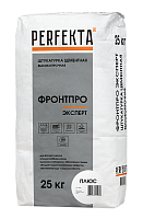 Штукатурка цементная высокопрочная тонкослойная Фронтпро Эксперт Плюс, Perfekta, 25 кг