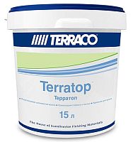 Акриловая краска Terraco для внутренних работ премиального уровня с повышенной устойчивостью к загрязнениям TERRATOP 15 л ведро – ТСК Дипломат