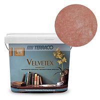 Перламутровая краска Terraco Velvetex VA-160, ведро 1 кг, бархатистый финиш – ТСК Дипломат