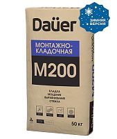 Dauer Сухая смесь М-200 Монтажно-кладочная 50 кг, ПМД-15 мешок