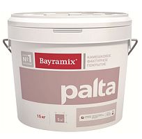 Bayramix Palta камешковая штукатурка зернистой фактуры для фасадных и интерьерных работ, средняя фракция,  (N) 0,5-1,0 мм, 15 кг – ТСК Дипломат