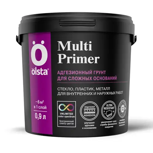 Multi Primer, 85 мл, Адгезионный грунт для сложных оснований, Olsta – ТСК Дипломат