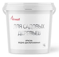 Краска для садовых деревьев водно-дисперсионная, 7 кг, Аквест
