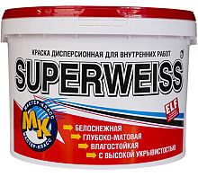 Краска Superweiss супербелая ВД-АК-203, 7 кг – ТСК Дипломат