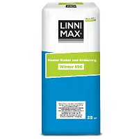 Состав клеевой и базовый штукатурный LINNIMAX 196 Master Kleber und Armierung Winter для применения в условиях пониженных температурах / 196 Мастер Клебер унд Армирунг Винтер, 25 кг