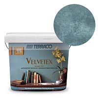 Перламутровая краска Terraco Velvetex VD-460, ведро 1 кг, бархатистый финиш – ТСК Дипломат