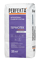Штукатурно-клеевой состав Термотек зимняя серия, Perfekta, 25 кг