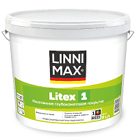 Краска водно-дисперсионная для внутренних работ LINNIMAX Litex 1 / Литекс 1 База 1, 9 л