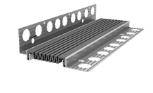 Закладной декоративный деформационный шов ДШС-16-УГЛ/170