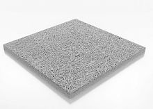 Панель акустическая "FIBROPLAN" f1,5 600х600х18мм без фаски неокрашенная, цемент белый – ТСК Дипломат