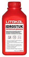 Латексная добавка для затирки IDROSTUK-M, LITOKOL, флакон, 0.6 кг – ТСК Дипломат