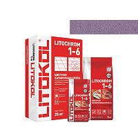 Затирка LITOCHROM 1-6, мешок, 2 кг, Оттенок C.670 Цикламен, LITOKOL – ТСК Дипломат