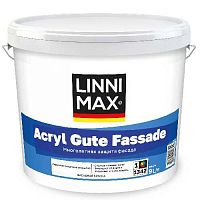 Краска водно-дисперсионная для наружных работ LINNIMAX Acryl Gute Fassade / Акрил Гуте Фассаде База 1, 2,5 л
