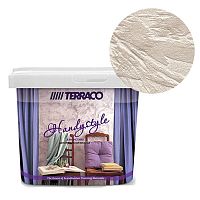 Полупрозрачная перламутровая краска Terraco HandyStyle HS-1029, тонирующее лессирующее покрытие для декоративной штукатурки, ведро 1 кг – ТСК Дипломат