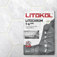 Затирка LITOCHROM 1-6 EVO, Оттенок LE.200 Белый, мешок, 25 кг, bag LITOKOL