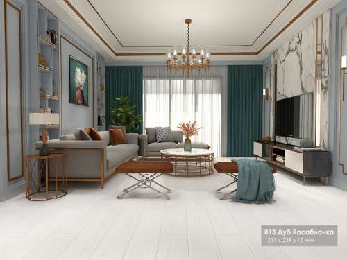 Ламинат Дуб Касабланка Megapolis (Мегаполис)  Floorwood (Флорвуд)