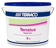 Акриловая краска Terraco универсальная с повышенной износоустойчивостью TERRALUX 8 л ведро – ТСК Дипломат