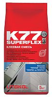 Клей для укладки плитки SUPERFLEX K77 (класс С2 TE S1), 5 кг – ТСК Дипломат