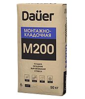 Dauer Сухая смесь М-200 Монтажно-кладочная 50 кг мешок