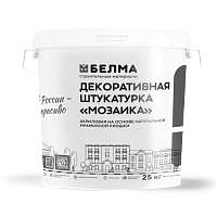Декоративная штукатурка акриловая «Мозаика» с добавлением натуральной слюды, БЕЛМА