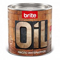 Масло BRITE FLEXX интерьерное бесцветное, банка 0,75 л