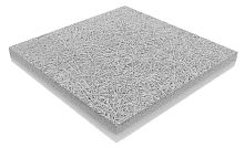 Панель акустическая "FIBROPLAN" f1,5 600х600х20мм (без фаски неокрашенная, цемент белый) – ТСК Дипломат