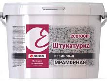 Штукатурка резиновая Ecoroom мраморная, ведро, 16 кг – ТСК Дипломат