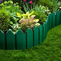 Садовое ограждение Дачник зеленое, Стандартпарк