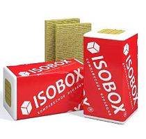 Плита минераловатная ИЗОБОКС Вент Ультра 1200х600х50 мм 6 шт, (0,216 м3), ISOBOX