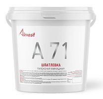 Шпатлевка латексная финишная А 71, 9 кг, Аквест