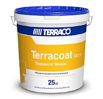 Декоративная штукатурка TERRACOAT SAHARA База NP, 1,5 мм  на акриловой основе с зернистой текстурой типа «шуба» с эффектом песка, 25 кг ведро