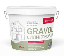 Bayramix Gravol Силиконовая декоративная штукатурка, фракция 1.5 мм, 15 кг